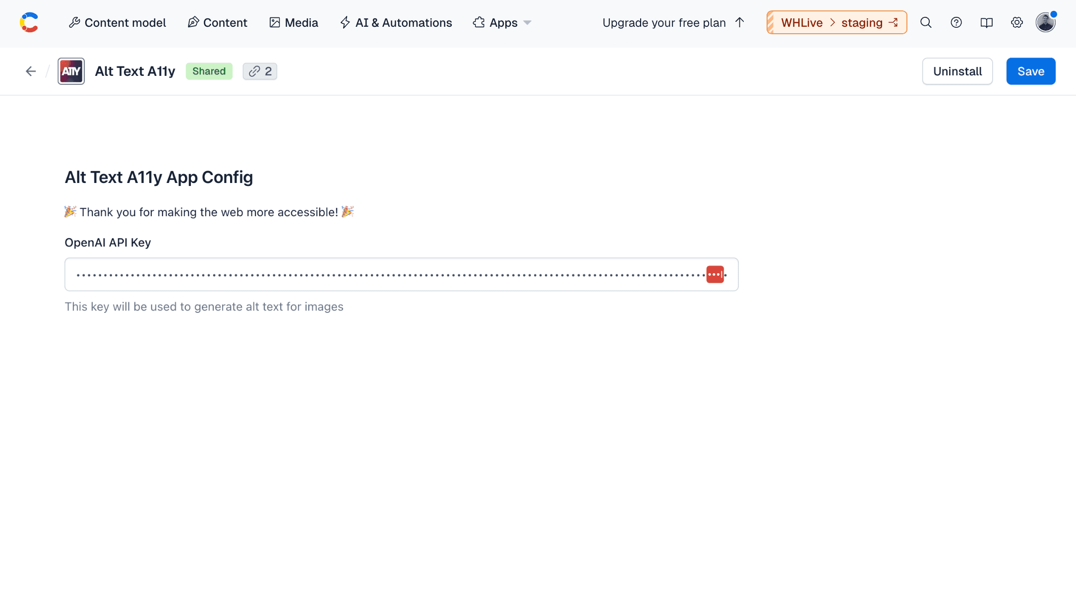 Step media for Add Your OpenAI API Key